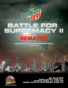Do The Dew - The Battle for Supremecy 2 Flyer