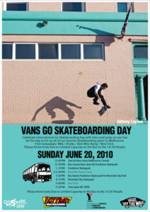 Go Skateboarding Day Melbourne Vans