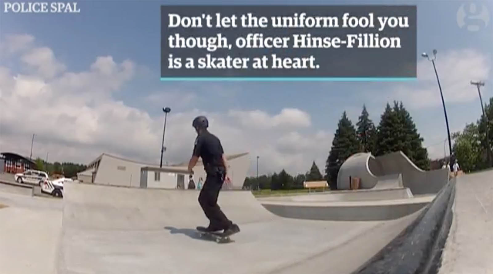 Canada's Skateboarding Cop, Thierry Hinse-Fillion