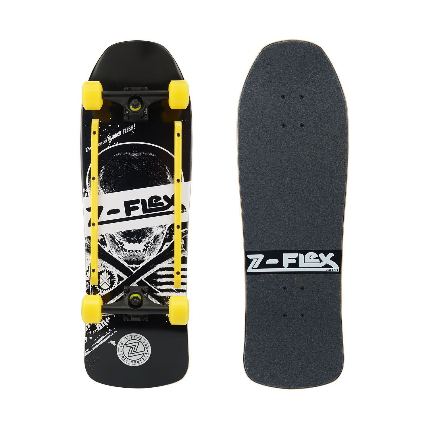 Z-Flex Z-Bones Black Skateboard
